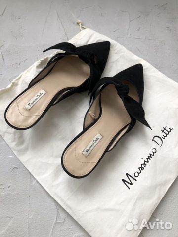 Туфли-мюли Massimo Dutti