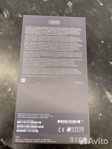 iPhone 8 Plus 256GB оригинал iPhone 8 Plus 256GB оригинал