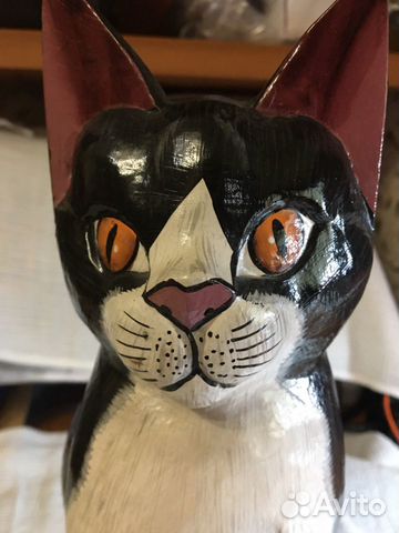 Статуэтка Кошка(дерево)