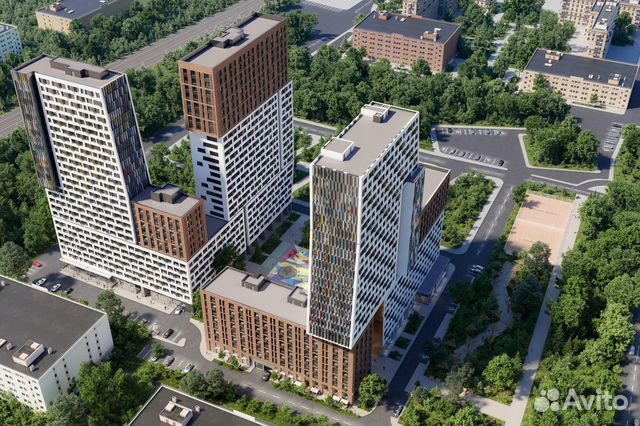 3-к квартира, 93.2 м², 6/12 эт. 3-к квартира, 93.2 м², 6/12 эт.