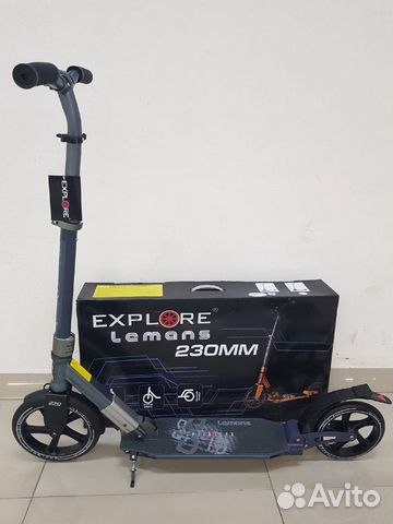 Самокат Explore Lemans Pro 230 Grey (новый) Самокат Explore Lemans Pro 230 Grey (новый)