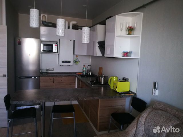 

1-к. квартира, 45 м², 2 кровати