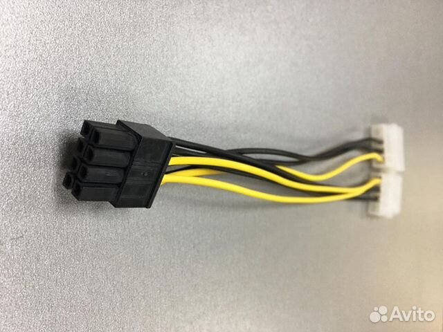 Переходник для питания видеокарт 2 Molex ) 8pin