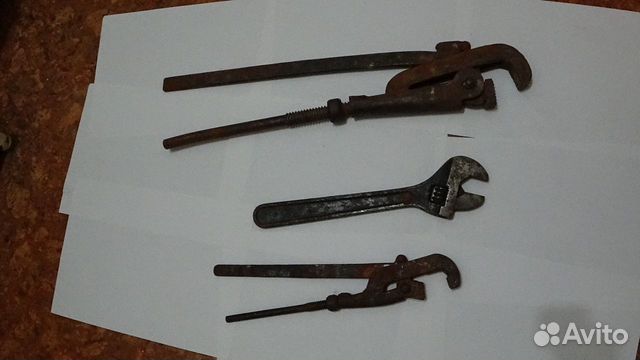 Ключ трубный газовый СССР