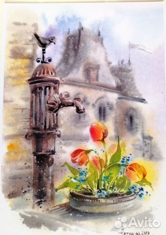 Открытки Город Люди