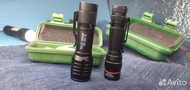 Мощный Фонарь Police в кейсе c Zoom 3 режима Мини