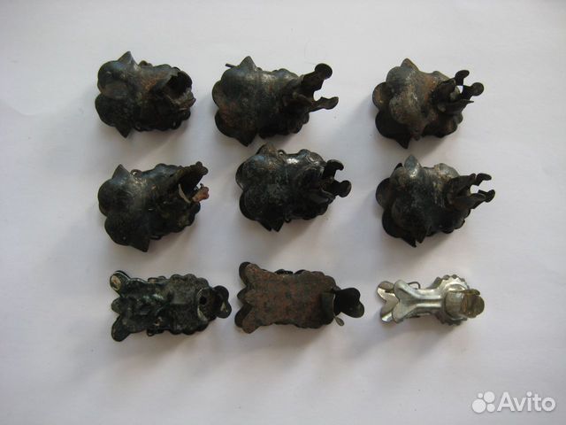 Держатели елочных свечей старинные