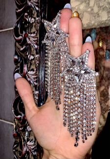 Безумно красивые серьги звезды