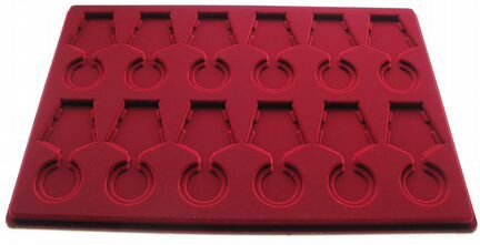 Планшет под медали, на 12 ячеек - диаметр 35 мм