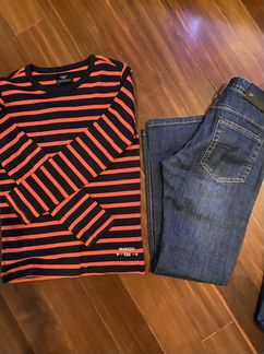 Пакет фирменных вещей на мальчика 10 лет