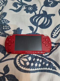 Sony PSP slim 2006 red красная