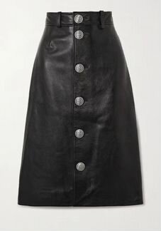 Юбка кожаная Balenciaga