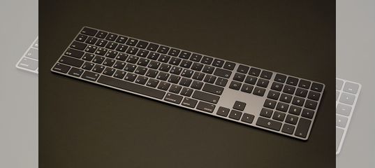 Apple keyboard grey