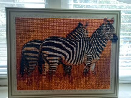 Готовая алмазная вышивка