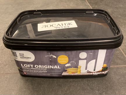 Лессирующая краска с эффектом «бетон» Loft Origina