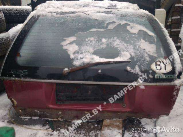 Стекло заднее Mazda 626 GD 1990г