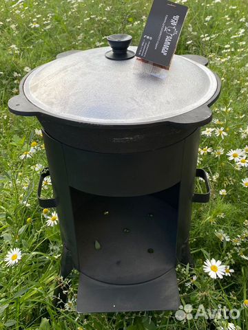 Казан 6л + печь+шумовка