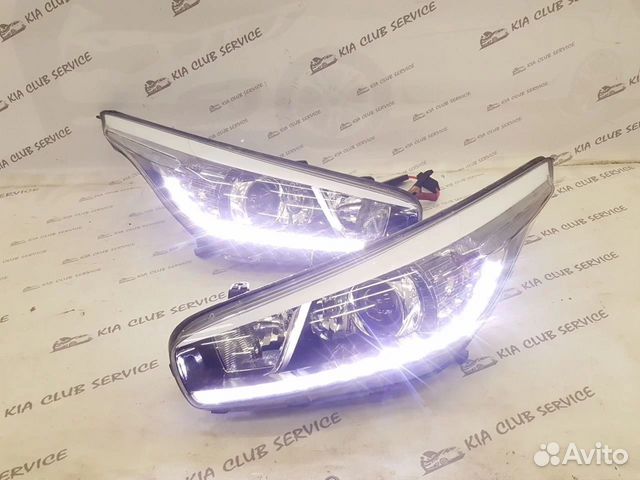 Фары Киа Сид 2 2012-2018 с дхо Оригинал купить в Москве Hyundai-KIA ...