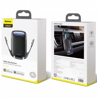 Держатель для телефона с беспроводной зарядкой 15w