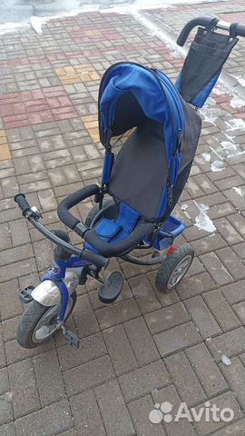 Велосипед с родительской ручкой