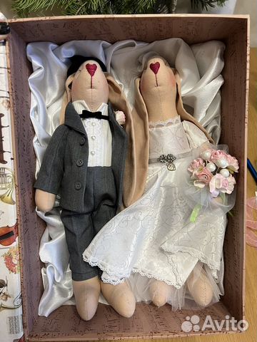 Куклы интерьерные, жених и невеста