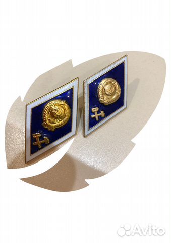 Значок, ромб об окончании вуза