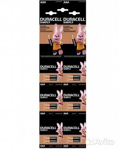 Батарейка Duracell LR6 LR3 BL12, цена за 120шт