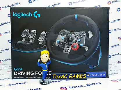 Руль с педалями Logitech G290 (PS5, PS4, PS3, PC)