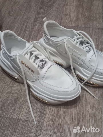 Кроссовки balmain новые оригинал кожа, коробка чек