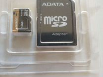 Карта памяти MicroSD 16 Гб