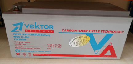 Vektor Carbon аккумулятор