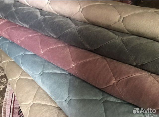 Покрывала велюр стеганые
