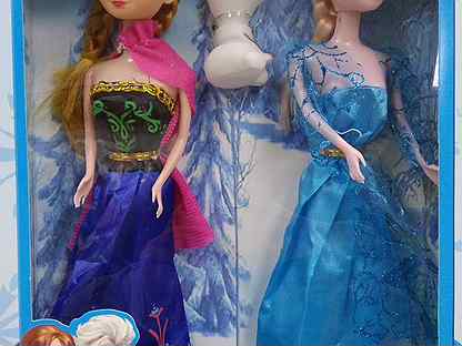 Холодное сердце 2 куклы и снеговик