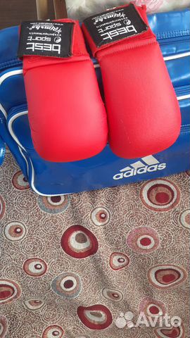 Детские перчатки из натуральной кожи для бокса,М