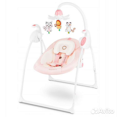 Качели электронные качалка Lionelo Robin pinkНовые