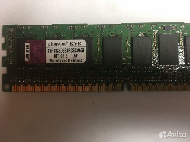 Модуль памяти серверный KVR1333D3S4R9SK3/6GI