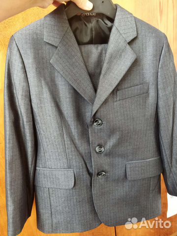 Школьный костюм 128 новый синий