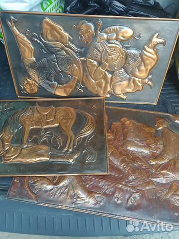 Картины медная чеканка