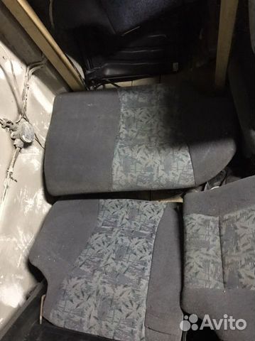 Нива Шевроле сиденья задние серые