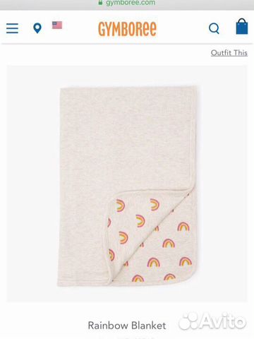 Плед Gymboree новый