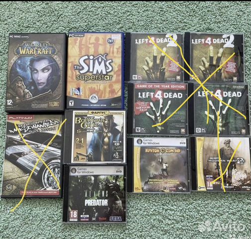 Диски с Компьютерными играми