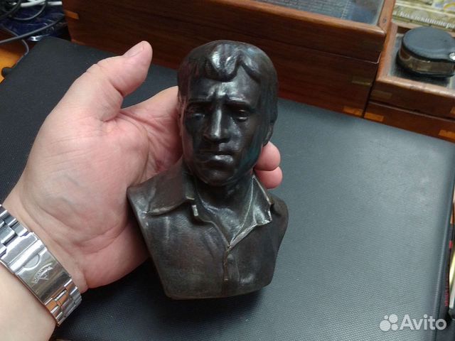 Бюст СССР Высоцкий Силумин Редкий