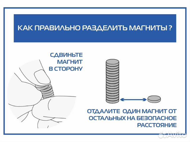 Неодимовый магнит индивидуальный набор