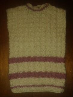 Жилетка, кофта, свитер (собачья шерсть, козий пух)