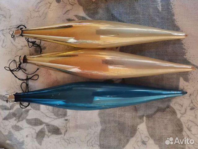 Елочные игрушки сосульки лот