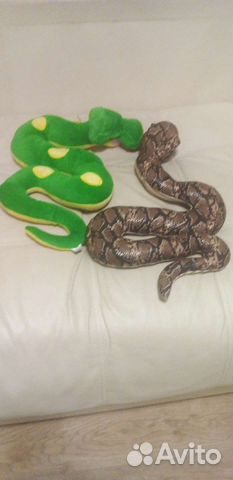Новые мягкие змейки,2т, коричневая как настоящая