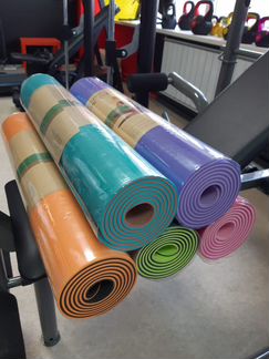 Коврик для йоги и фитнеса 173х61 см 0,6см TPE