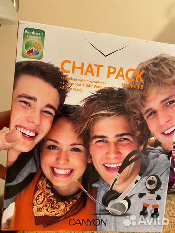 Новая детская веб камера Canyon с наушниками и мик