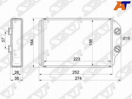Радиатор отопителя салона toyota camry japan