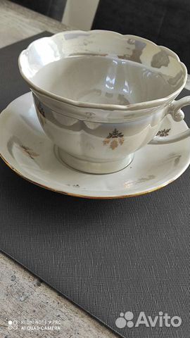 Кружка с блюдцем